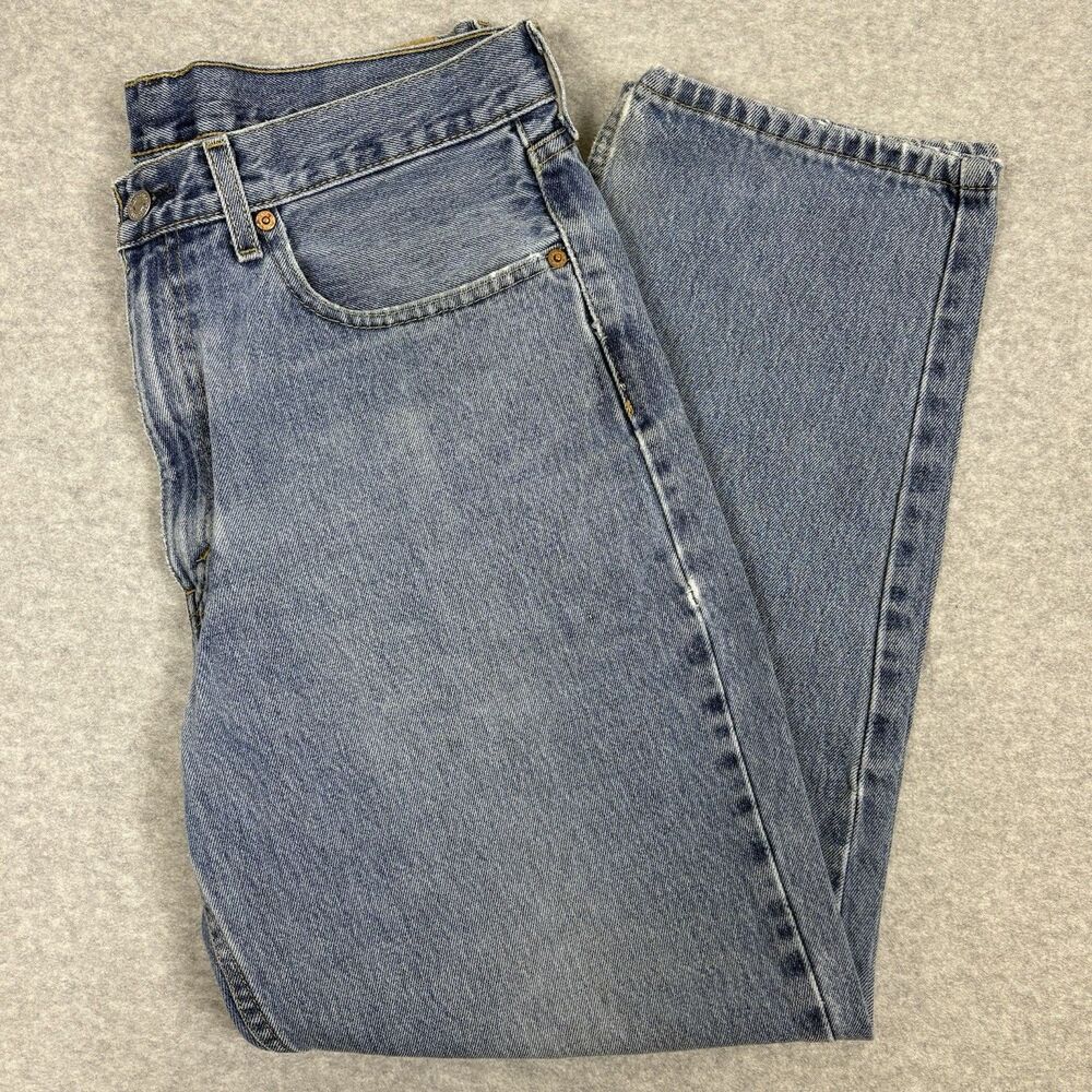 Levi’s 550 Jeans Men’s 35x29.5 Medium Wash Relaxed Fit Tapered Leg Denim